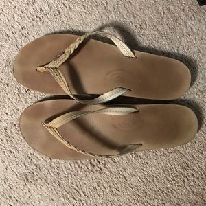 Rainbow Braided Sandals